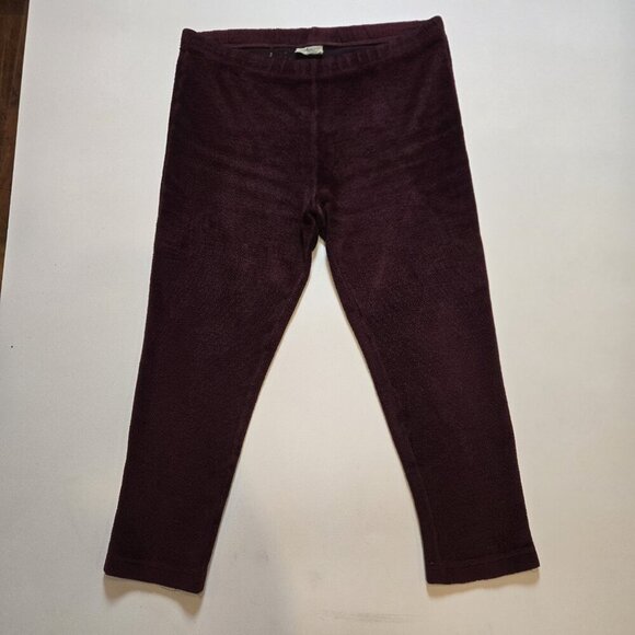 Artsan Sunschein Designs Pants Terry Cloth Burgundy Red Glen Flora Wisconsin L - Picture 5 of 8